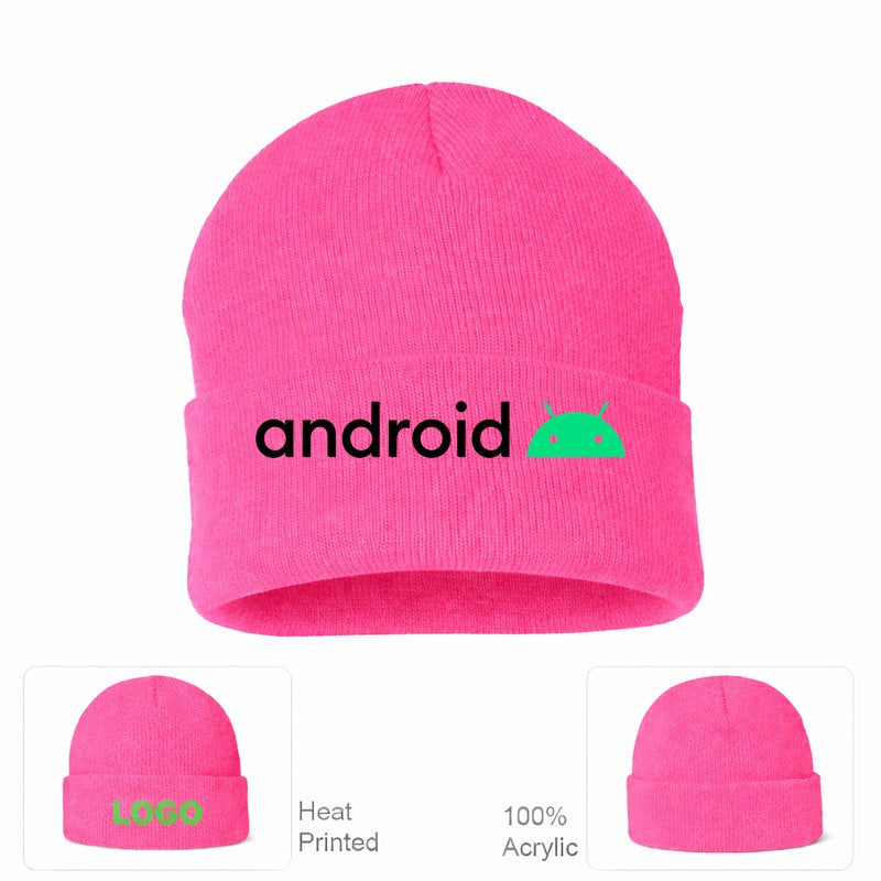 Android Beanie Hat - Pink
