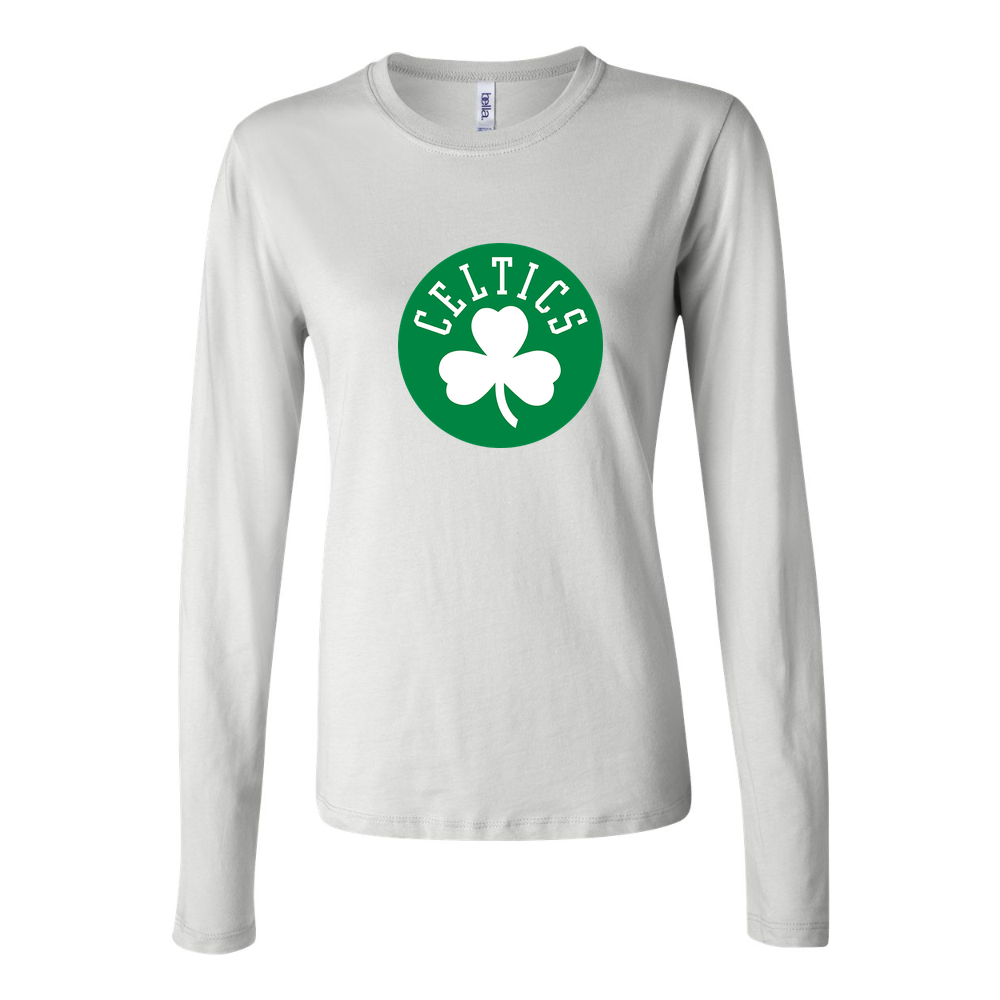 Women's Boston Celtics Long Sleeve T-Shirt - White