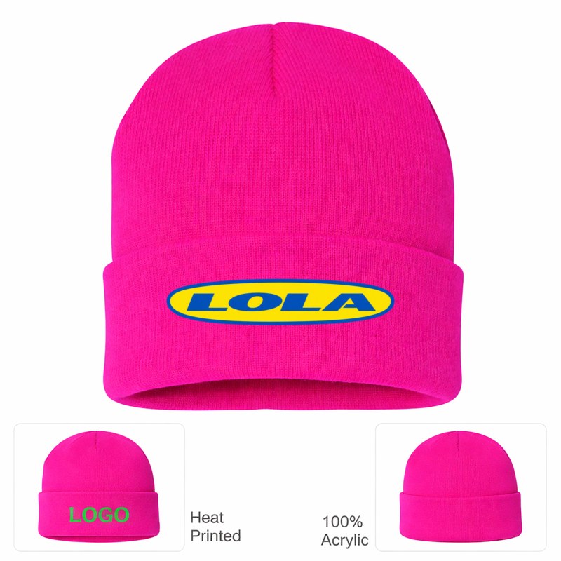 Lola Hot Pink Beanie Hat