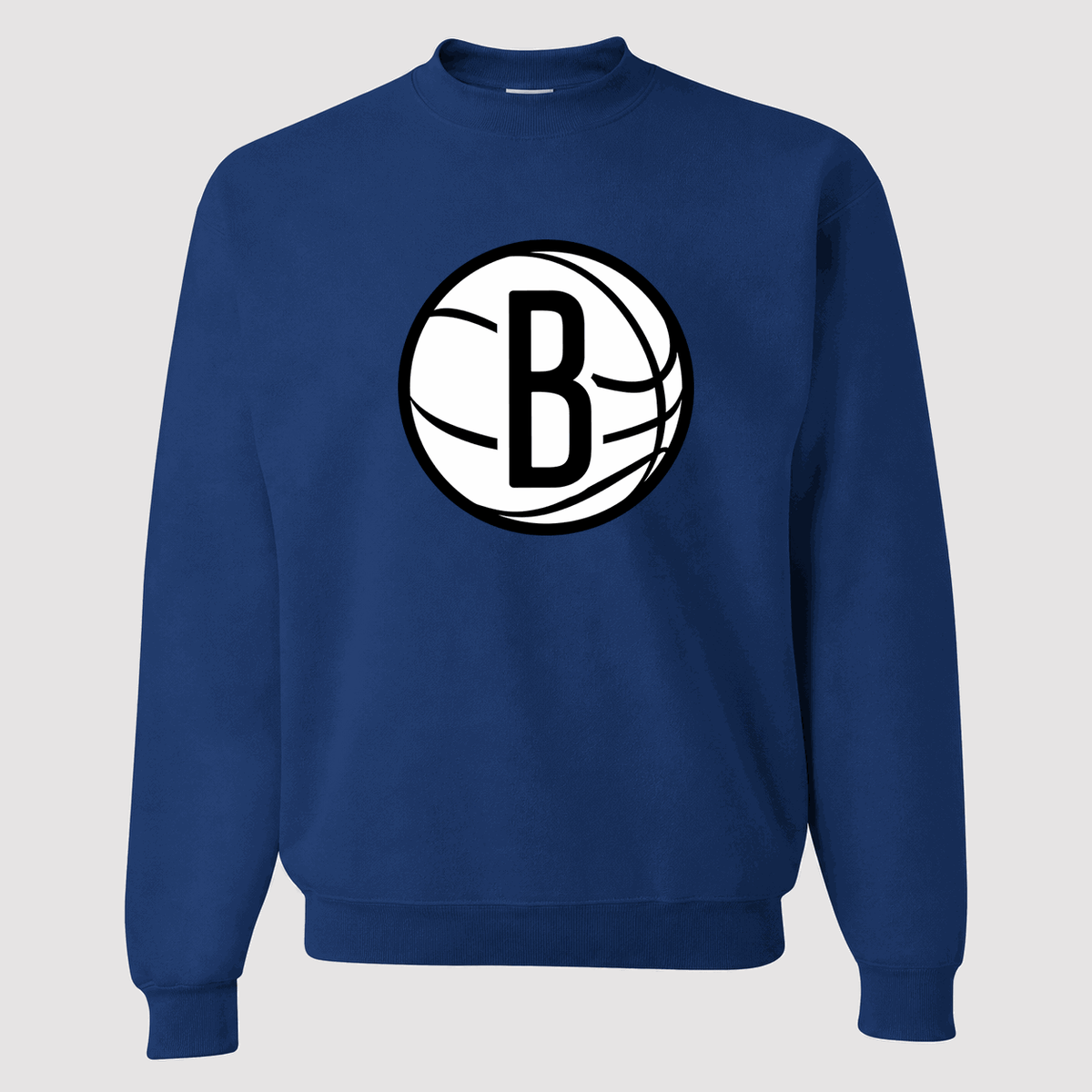 Men's Brooklyn Nets Crewneck Sweatshirt - Blue