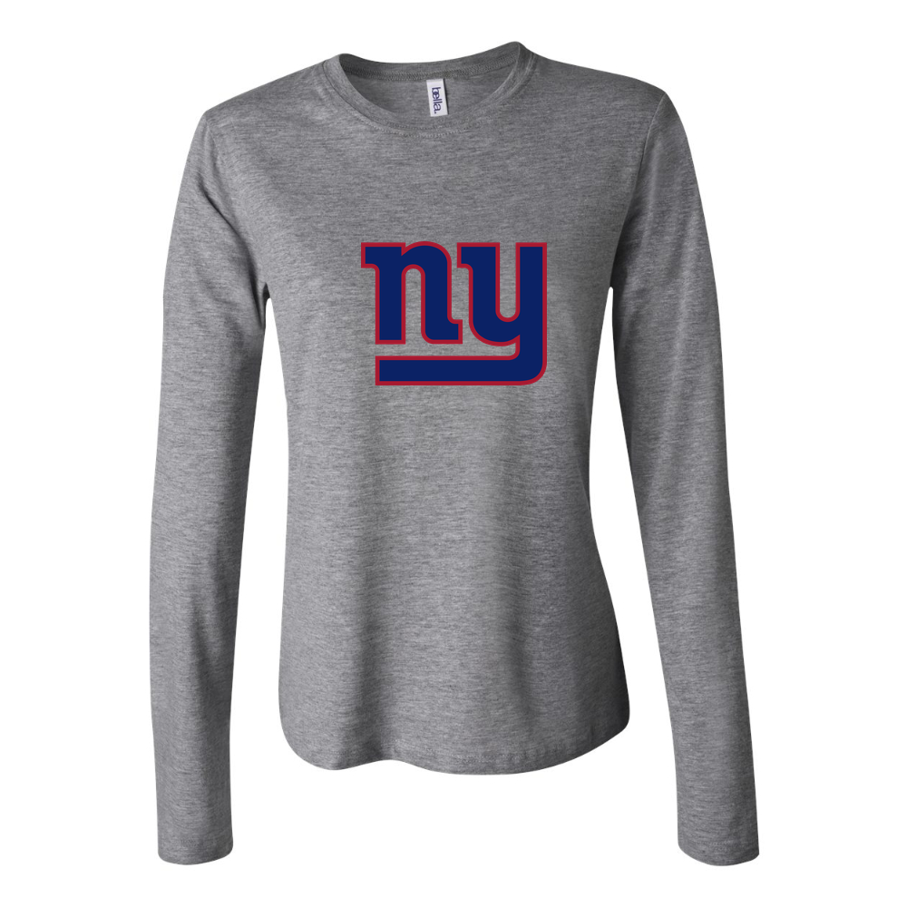 Women's New York Giants Long Sleeve T-Shirt - Gray