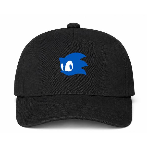 Sonic Logo Black Dad Baseball Cap Hat