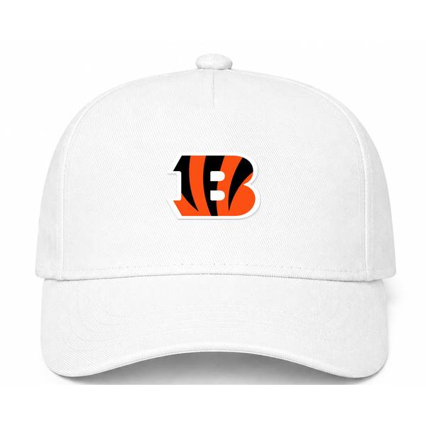 Cincinnati Bengals NFL Logo White Dad Baseball Cap Hat
