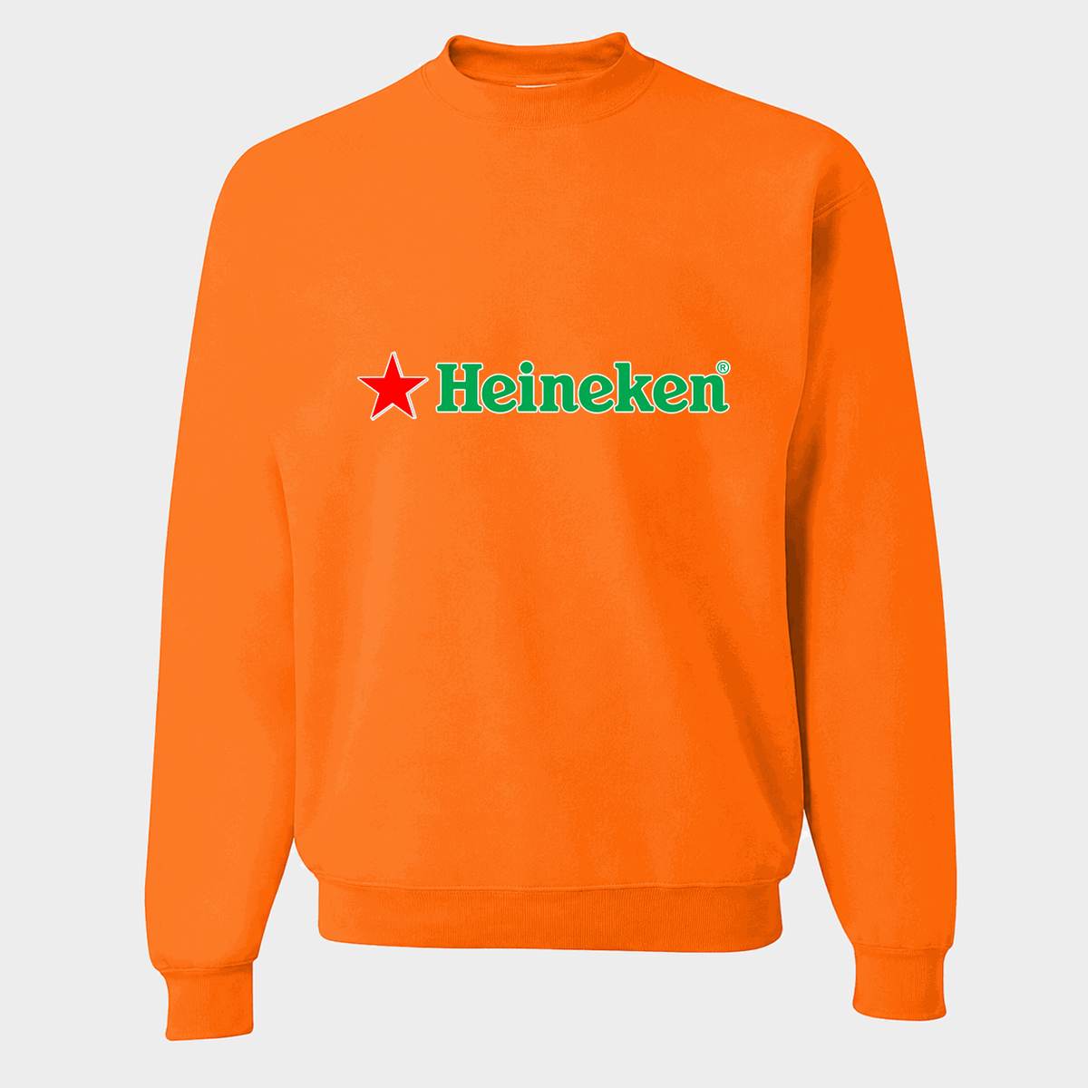 Men's Heineken Crewneck Sweatshirt - Orange