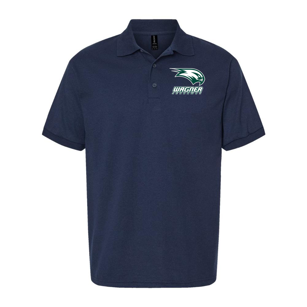 Men's Wagner Seahawks Dry Blend Polo - Navy