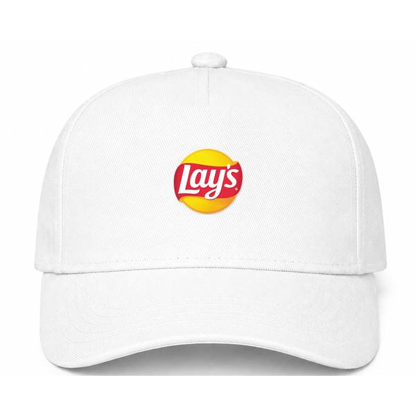 Lay's Logo White Dad Baseball Cap Hat