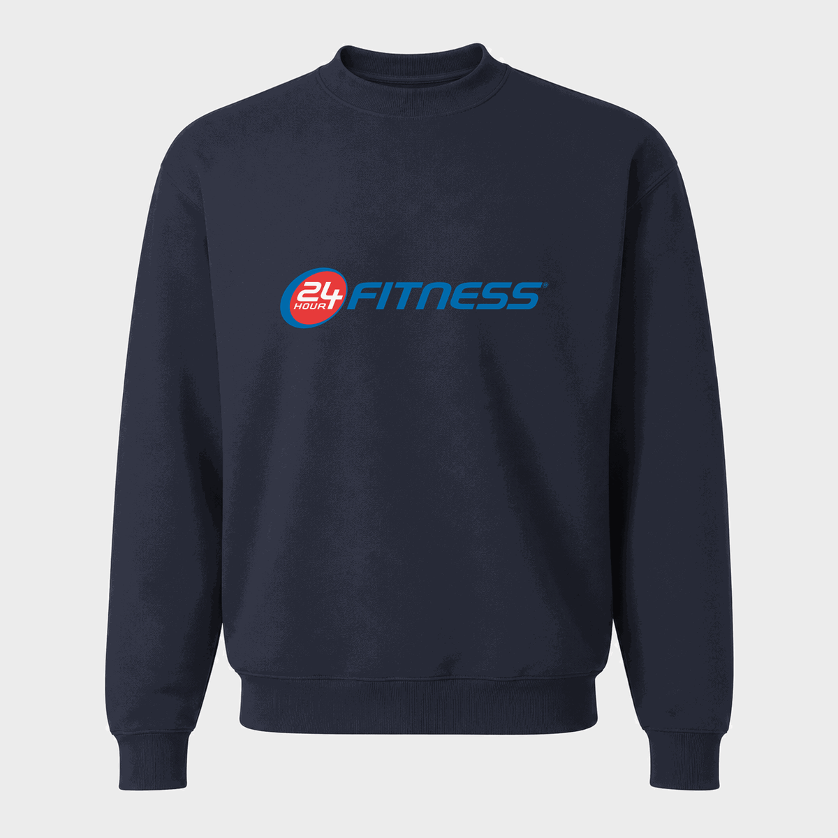Men's 24 Hour Fitness Crewneck Sweatshirt - Navy