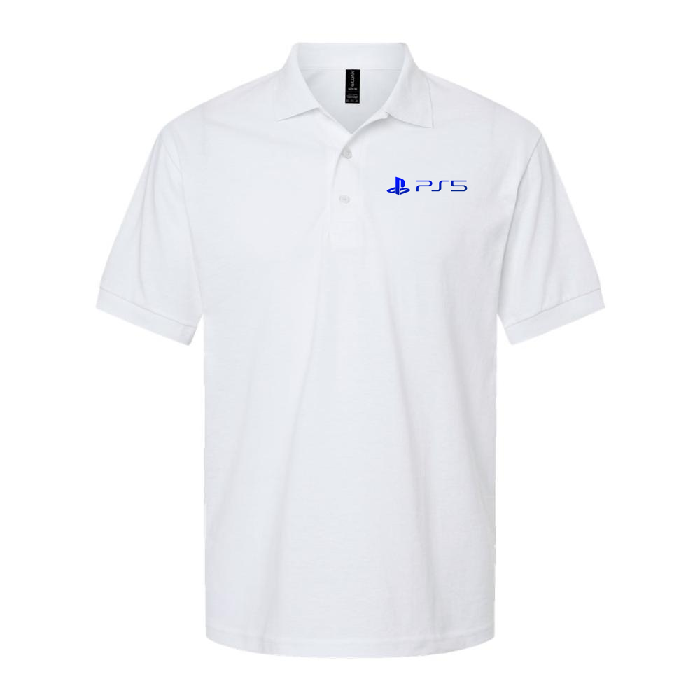 Men's PlayStation 5 Dry Blend Polo - White