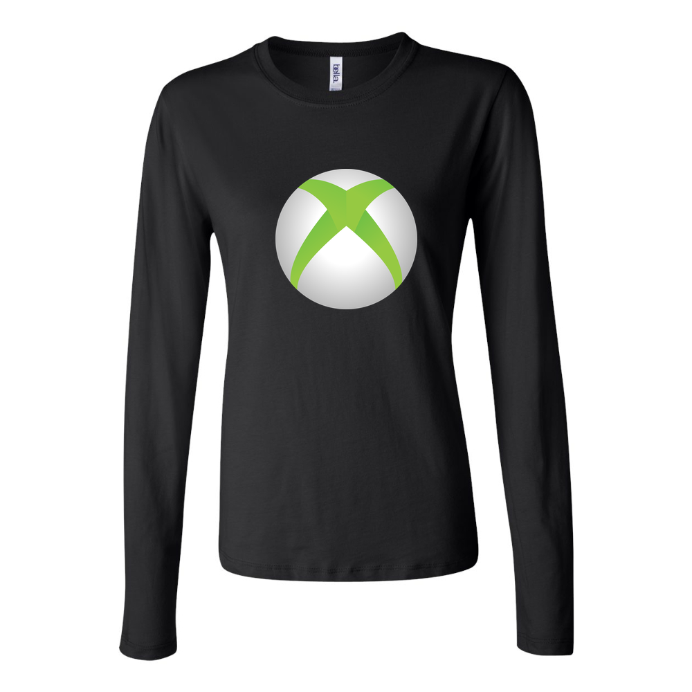Women's Xbox Gaming Long Sleeve T-Shirt - Black