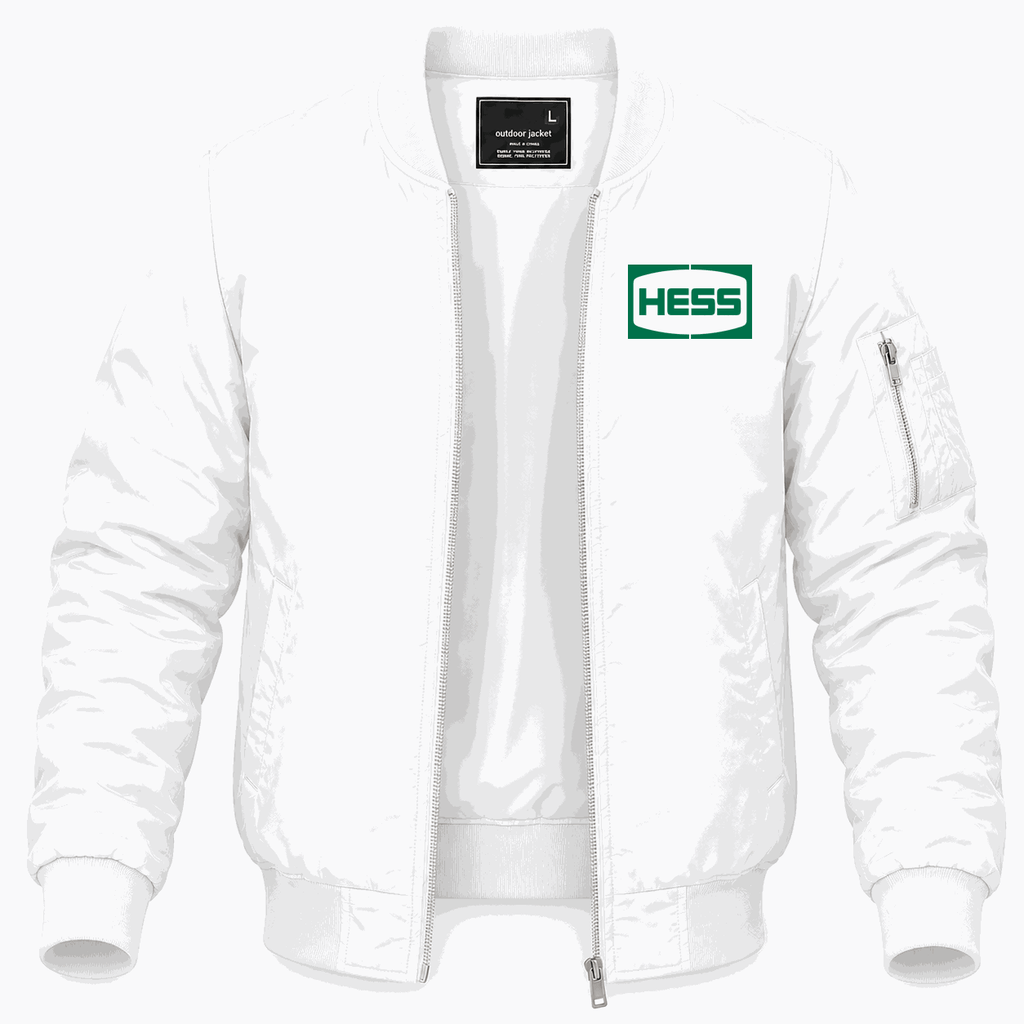 Men's Hess Lightweight Bomber Jacket - White
