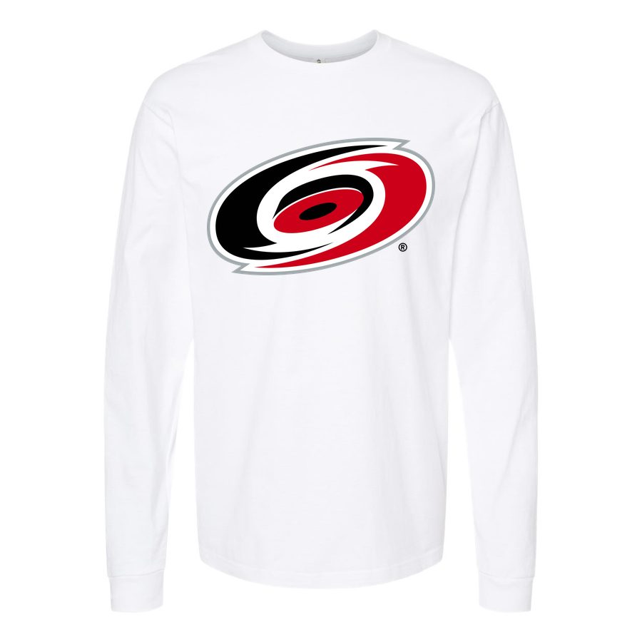 Men's Carolina Hurricanes Long sleeves Cotton Blend T-Shirt - White