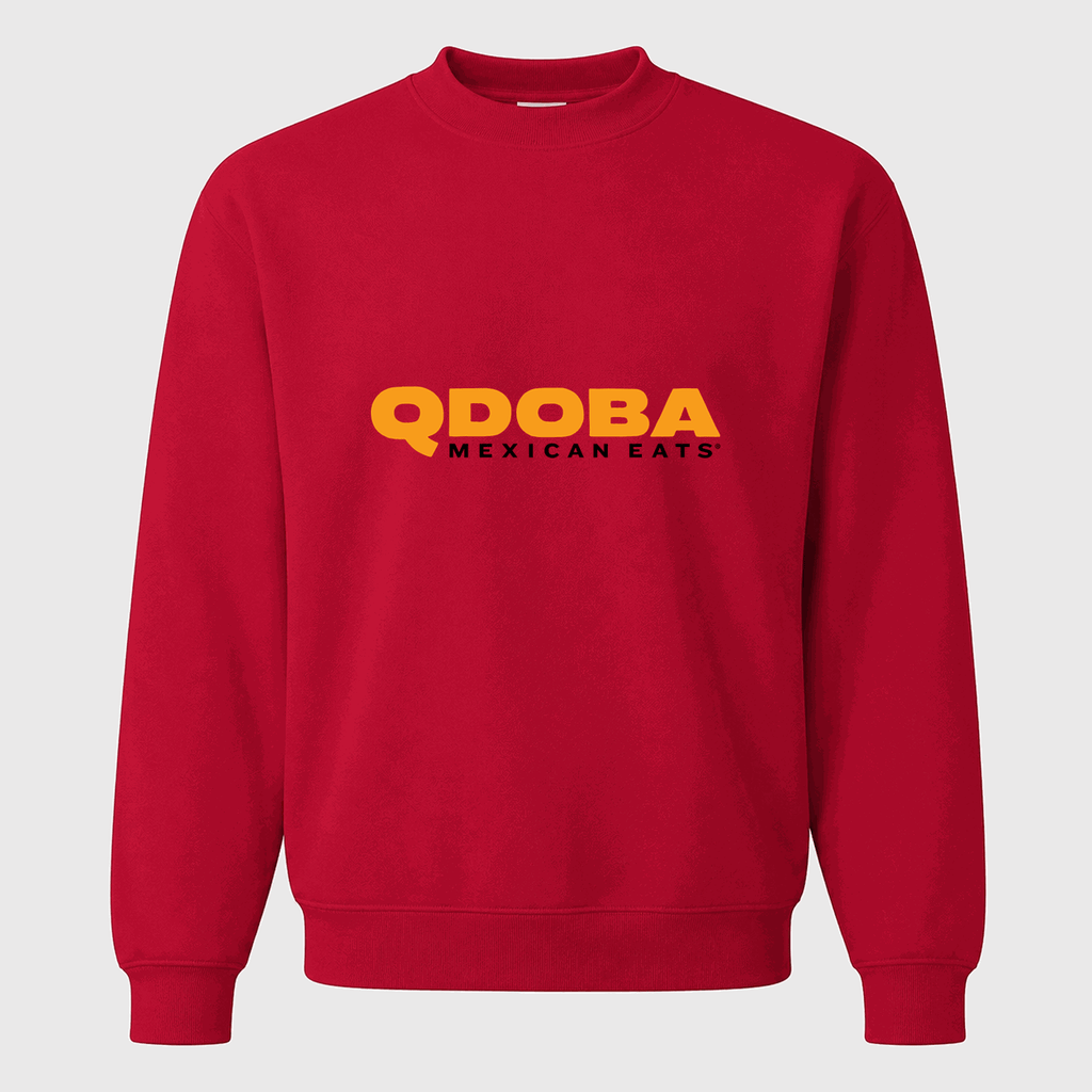 Men's QDOBA Crewneck Sweatshirt - Red