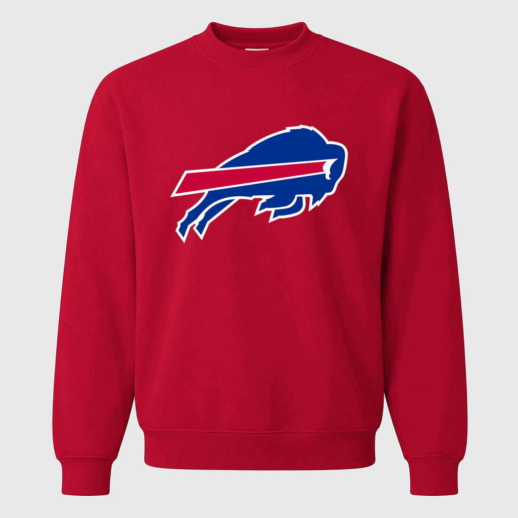 Men's Buffalo Bills Crewneck Sweatshirt - Red