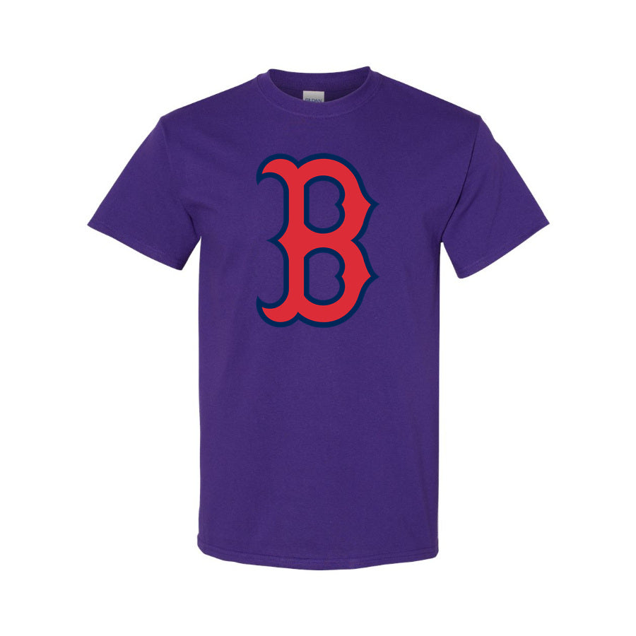 Men's Boston Red Sox Cotton T-Shirt - Purple