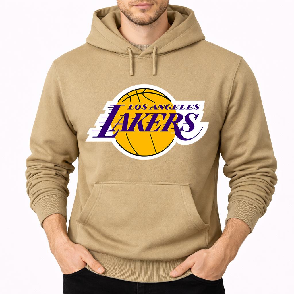 Men's Los Angeles Lakers Pullover Hoodie - Tan