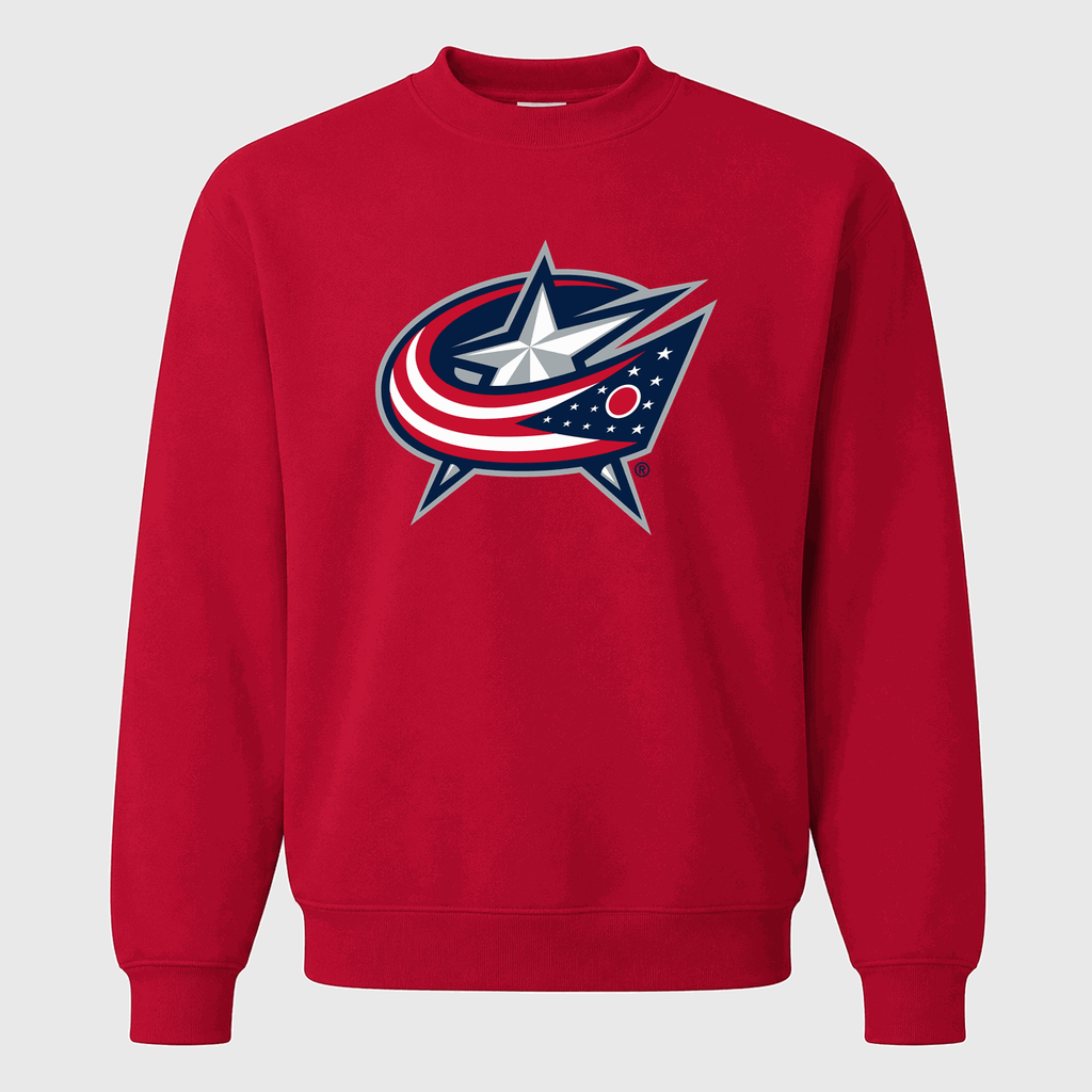 Men's Columbus Blue Jackets Crewneck Sweatshirt - Red