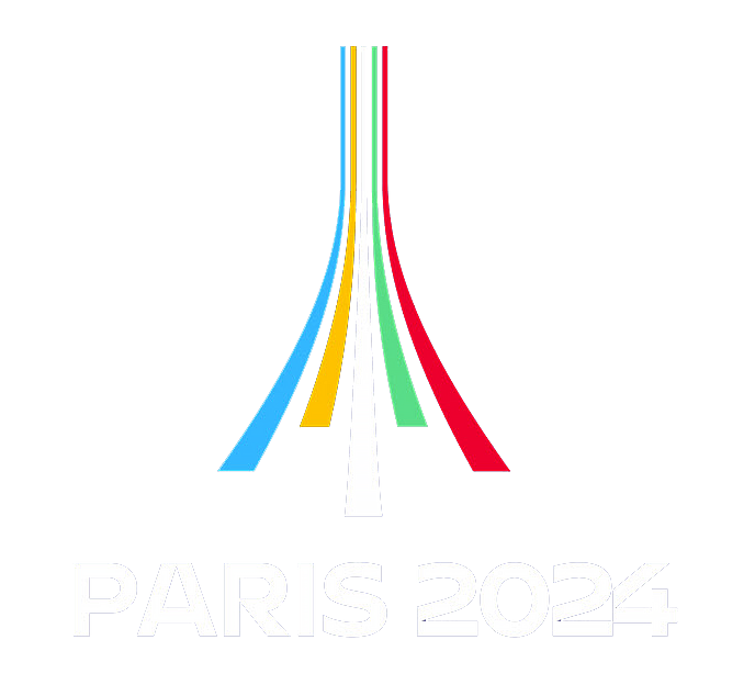 olympia paris 2024 white Beanie Hat