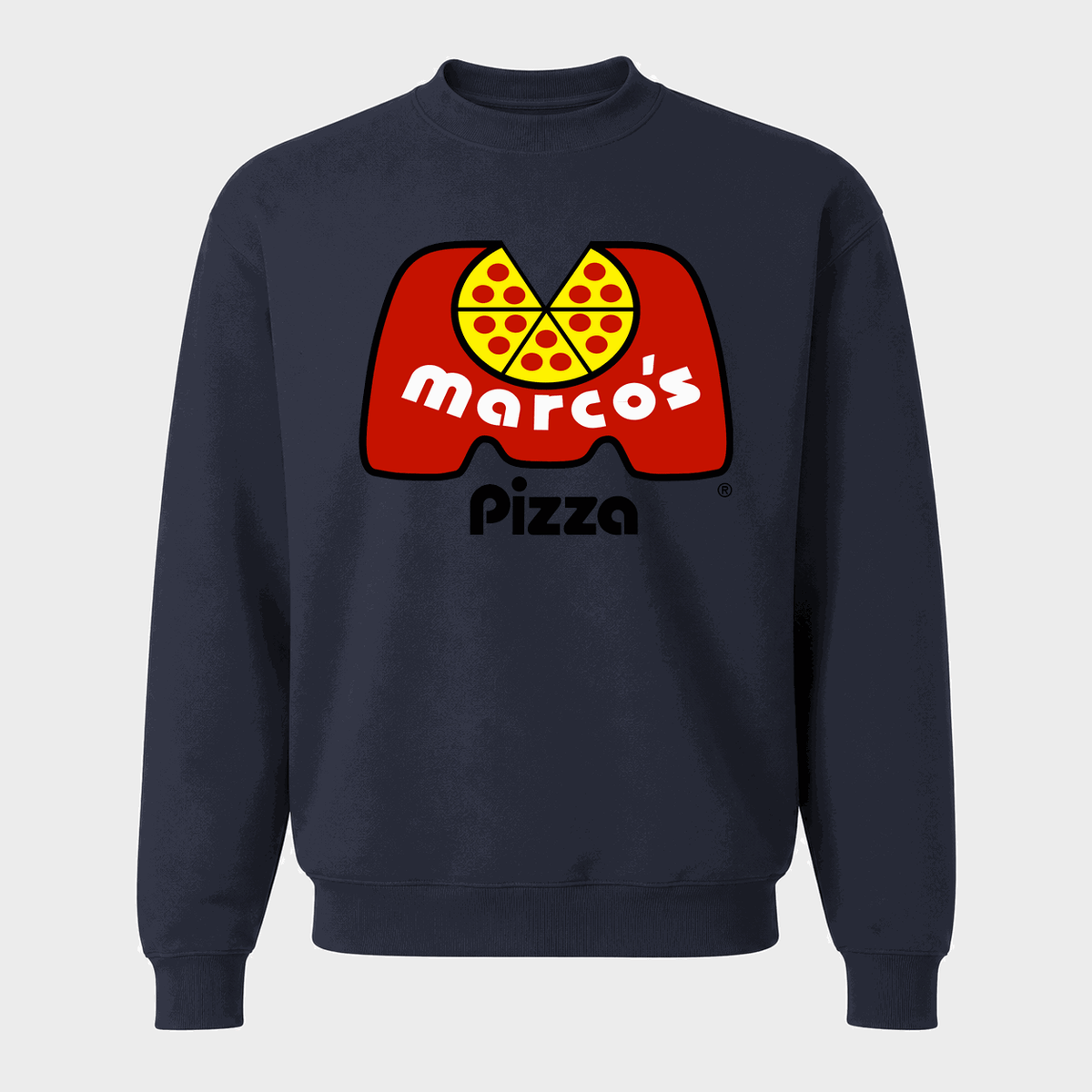 Men's Marco's Pizza Crewneck Sweatshirt - Navy