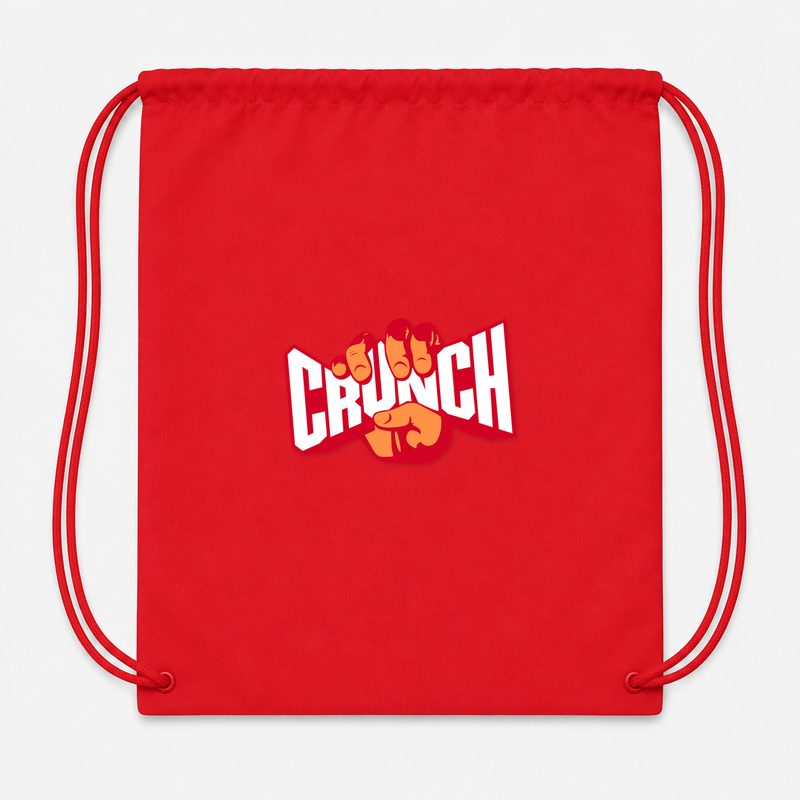 Crunch Fitness Drawstring Bag - Red