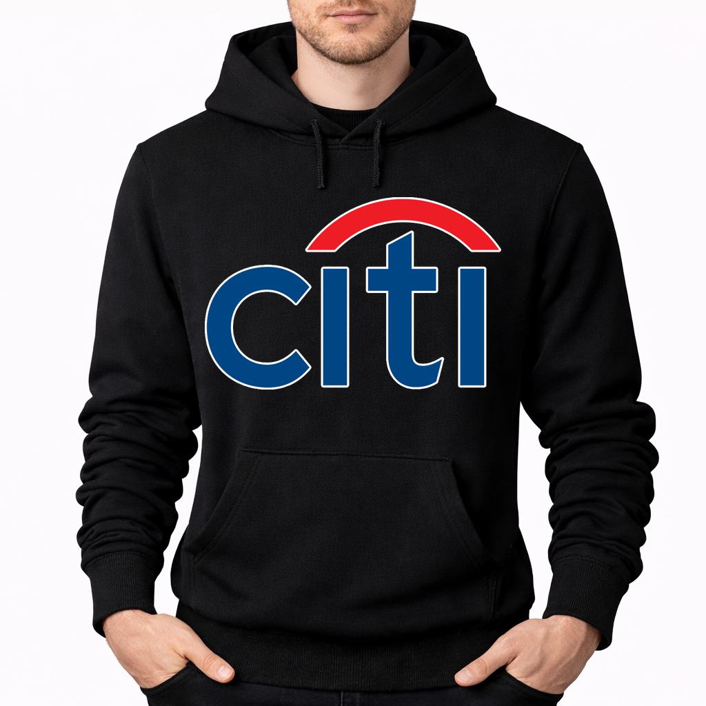 Men's Citi Bank Pullover Hoodie - Black