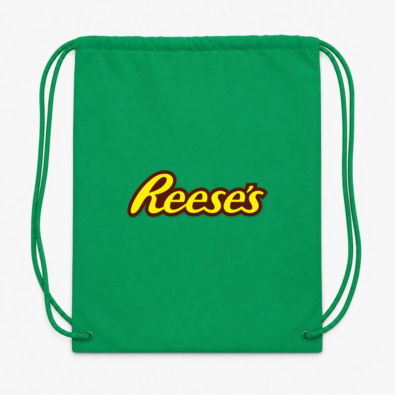 Reeses Food Drawstring Bag - Green