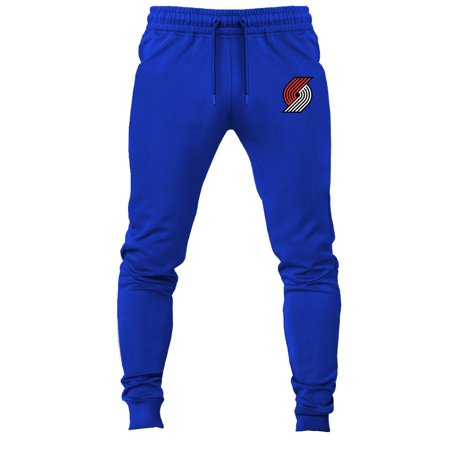 Portland Trail Blazers joggers sweatpants - Royal Blue