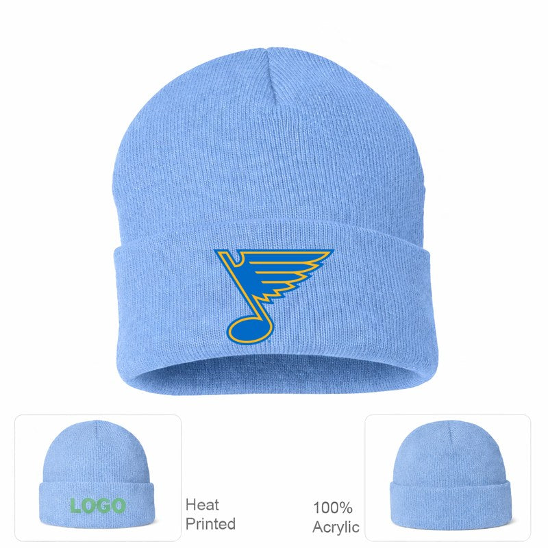 St. Louis Blues Sky Blue Beanie Hat