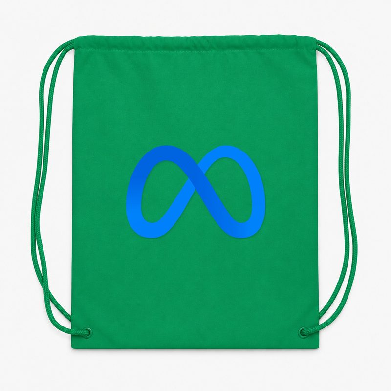 Meta Drawstring Bag - Green