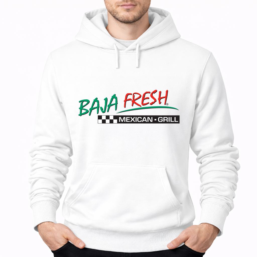 Men's Baja Fresh Pullover Hoodie - White