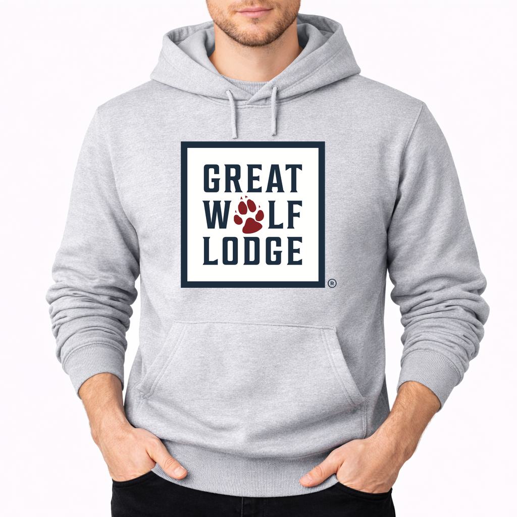 Men's Great Wolf Lodge Pullover Hoodie - Gray