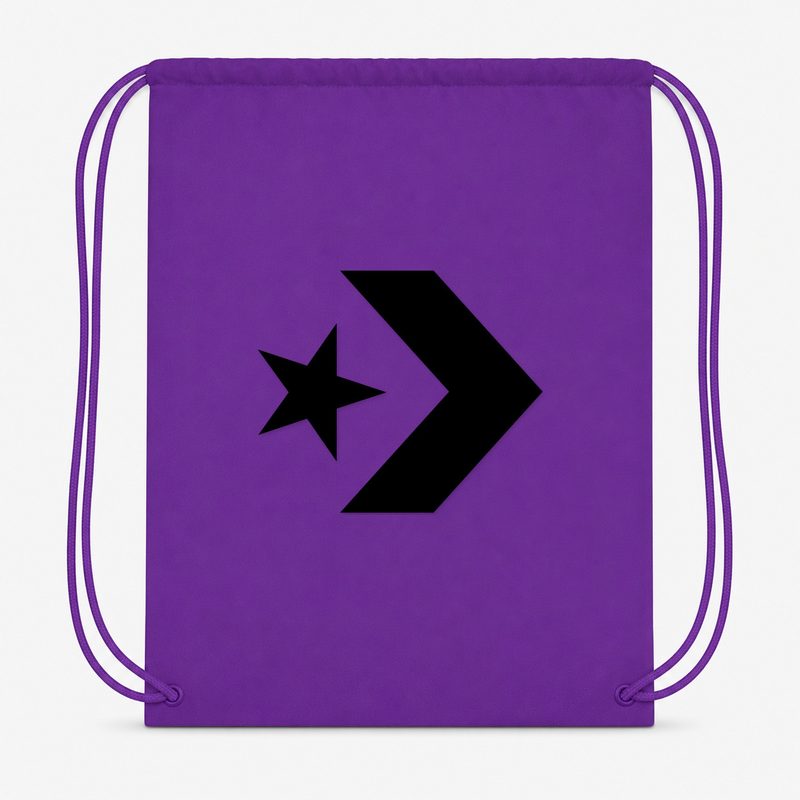 Converse Drawstring Bag - Purple