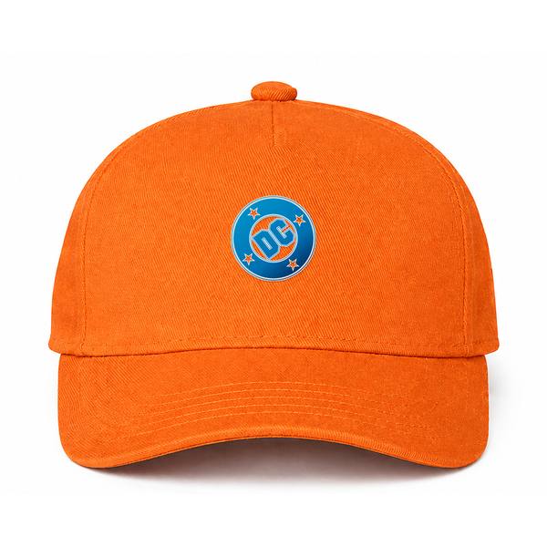 DC Comics Logo Orange Dad Baseball Cap Hat