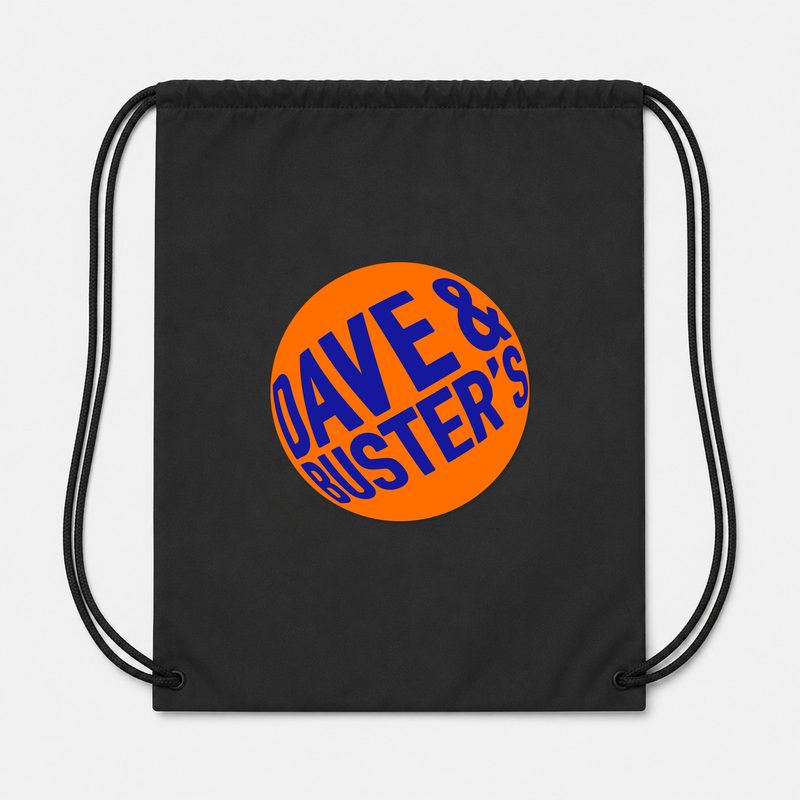 Dave & Buster's Drawstring Bag - Black