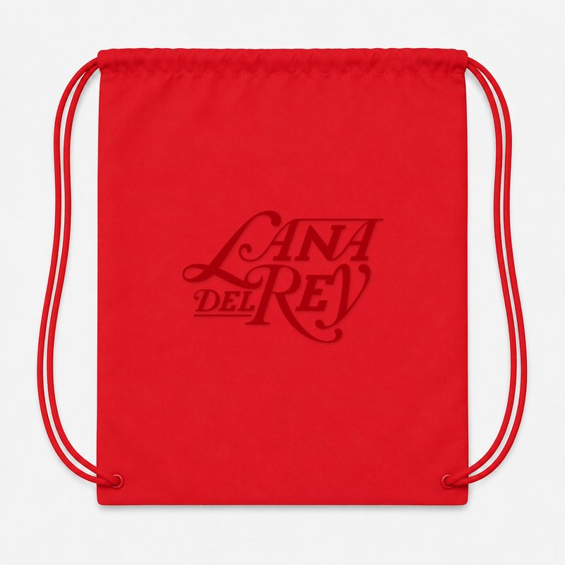Lana Del Rey Drawstring Bag - Red