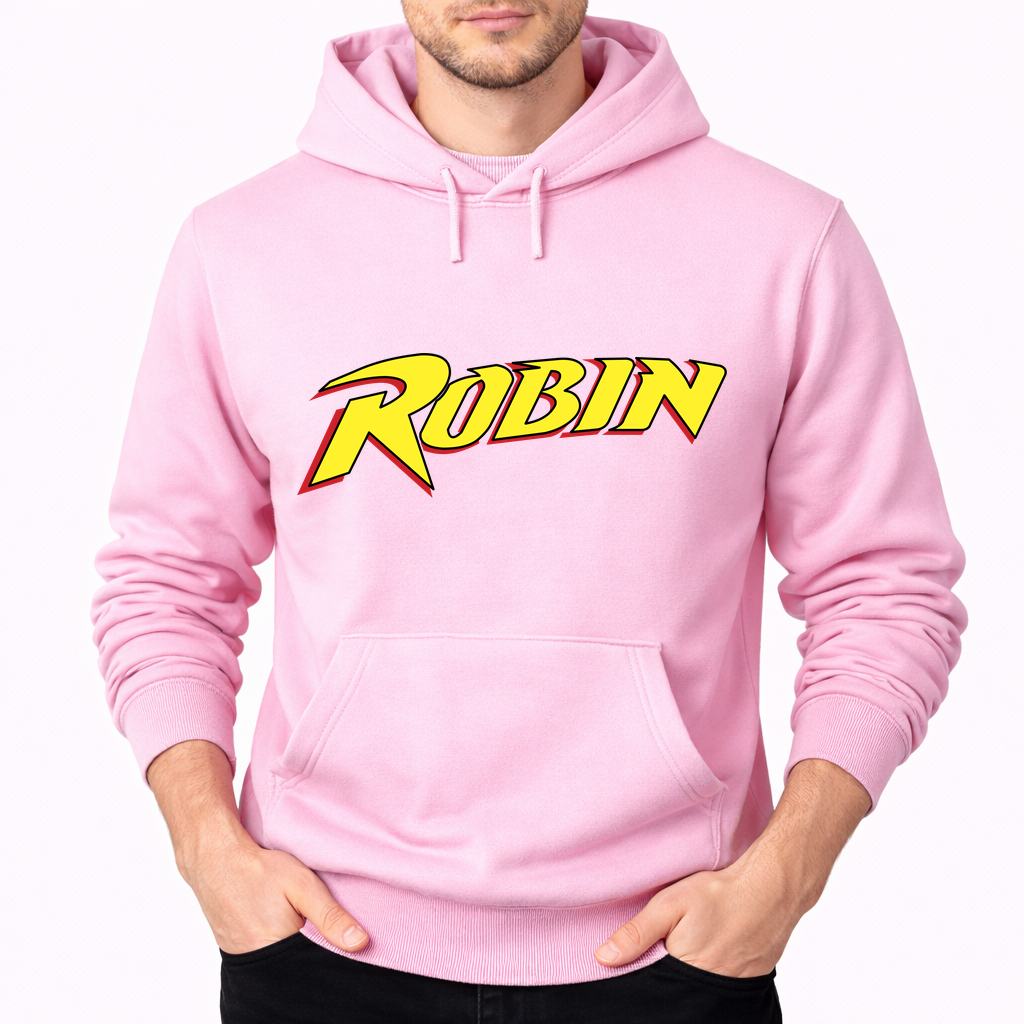 Men's Robin Pullover Hoodie - Pink
