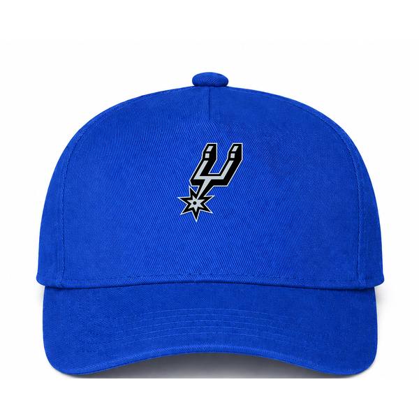 San Antonio Spurs NBA Logo Blue Dad Baseball Cap Hat