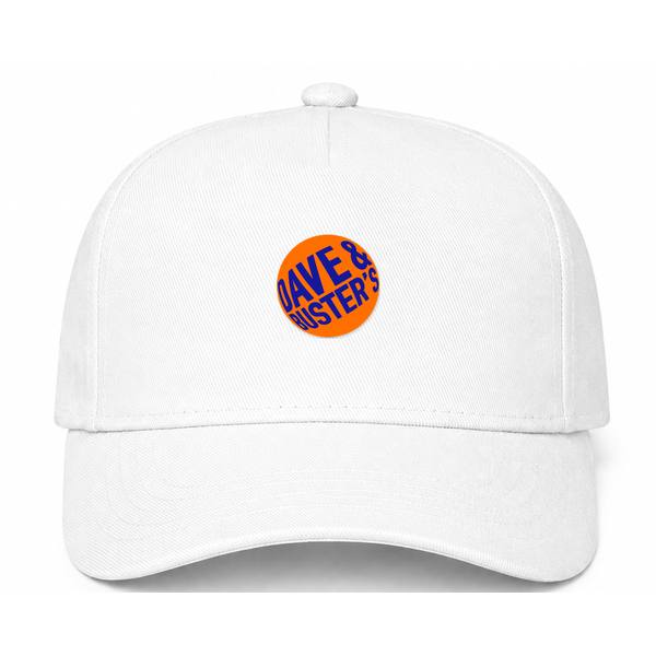 Dave & Buster's Logo White Dad Baseball Cap Hat