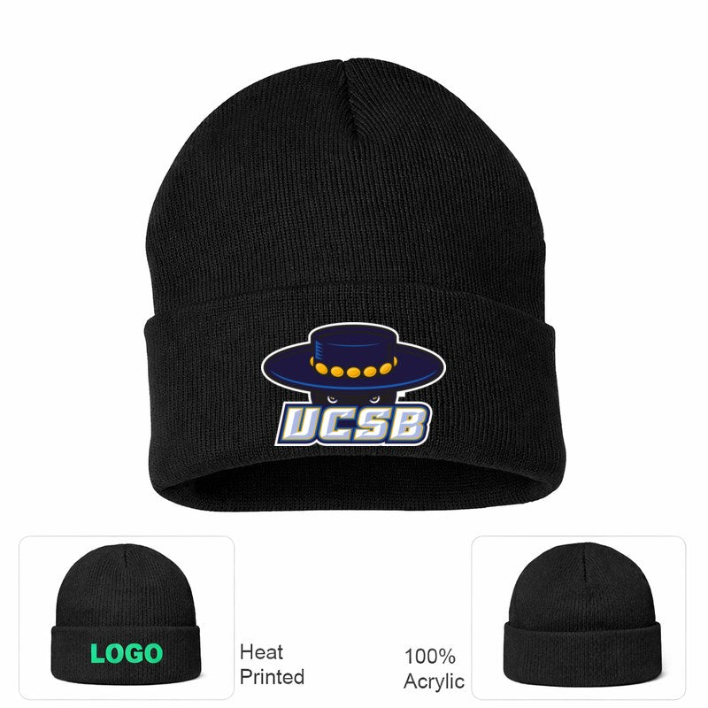 UCSB Gauchos Black Beanie Hat