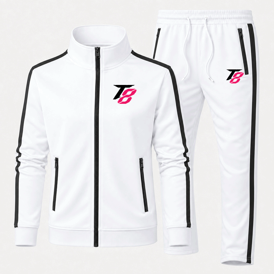 Tekken 8 Black tracksuit in White