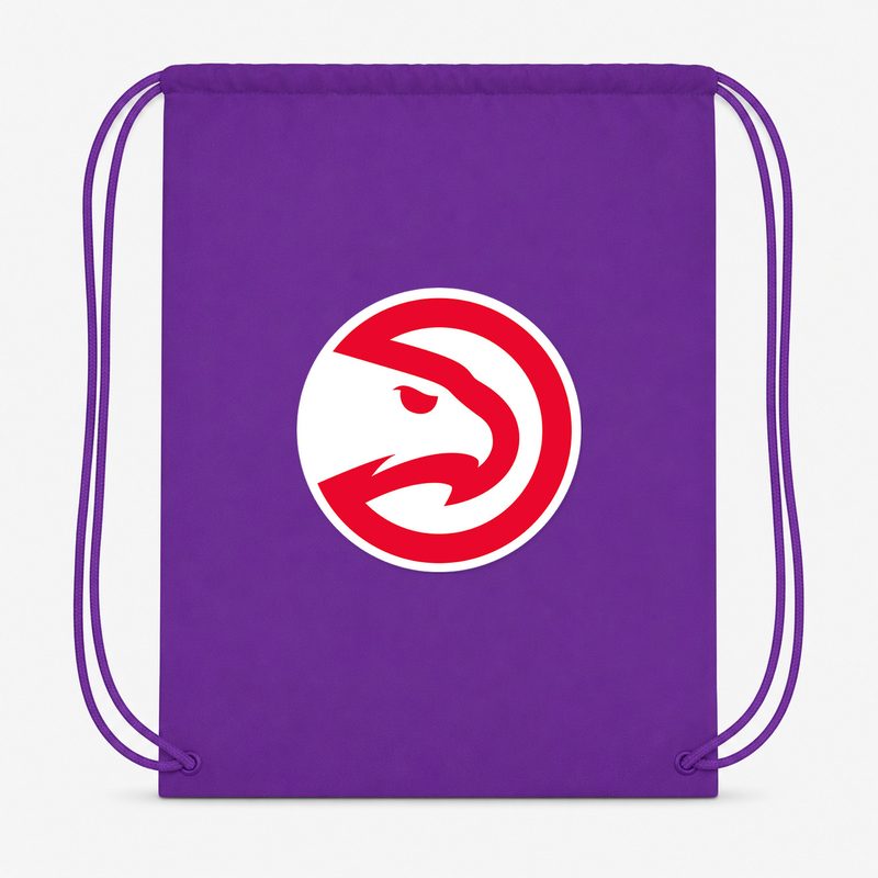 Atlanta Hawks Drawstring Bag - Purple