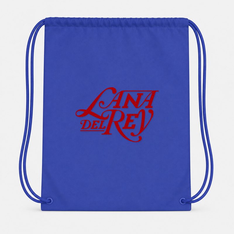 Lana Del Rey Drawstring Bag - Blue