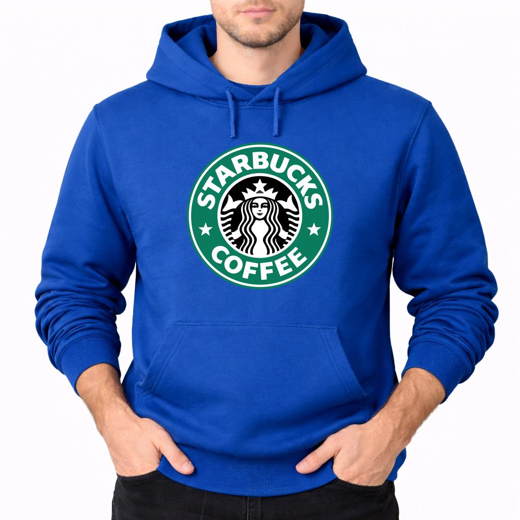 Men's Starbucks Starbucks Pullover Hoodie - Blue