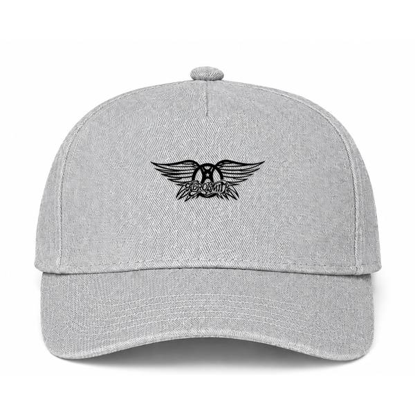 Aerosmith Logo Gray Dad Baseball Cap Hat