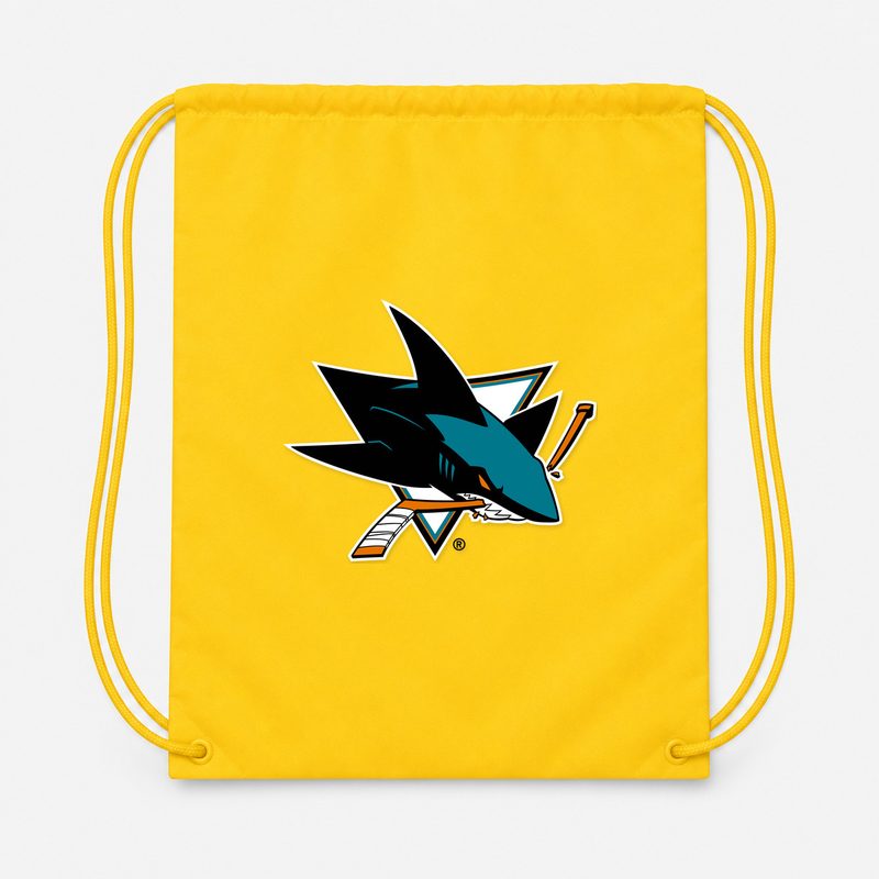 San Jose Sharks Drawstring Bag - Yellow