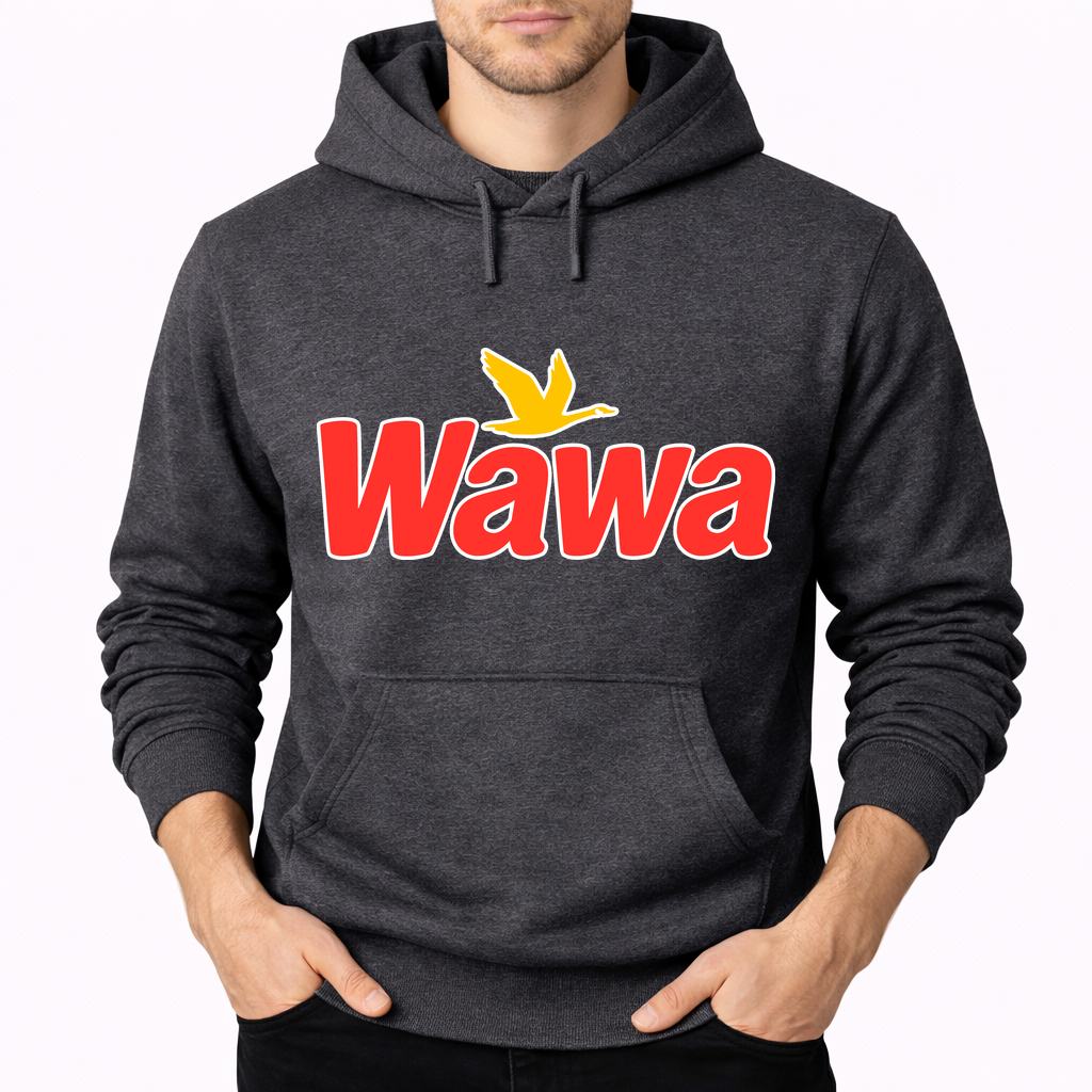Men's Wawa Gas Station Pullover Hoodie - Charcoal