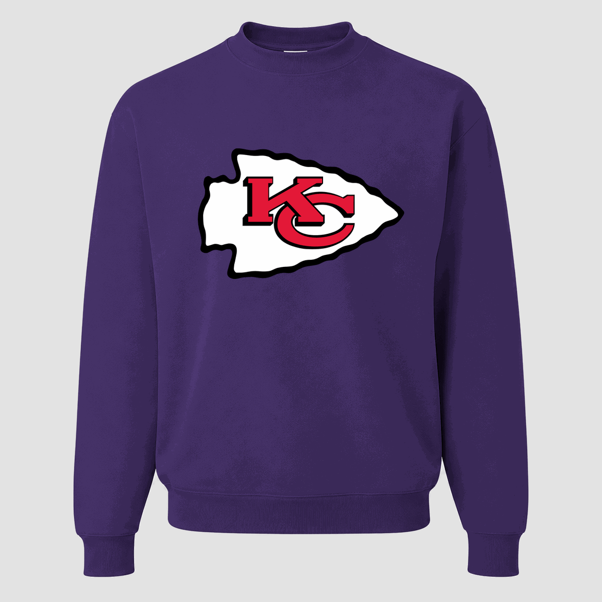 Men's Kansas City Chiefs Crewneck Sweatshirt - Purple