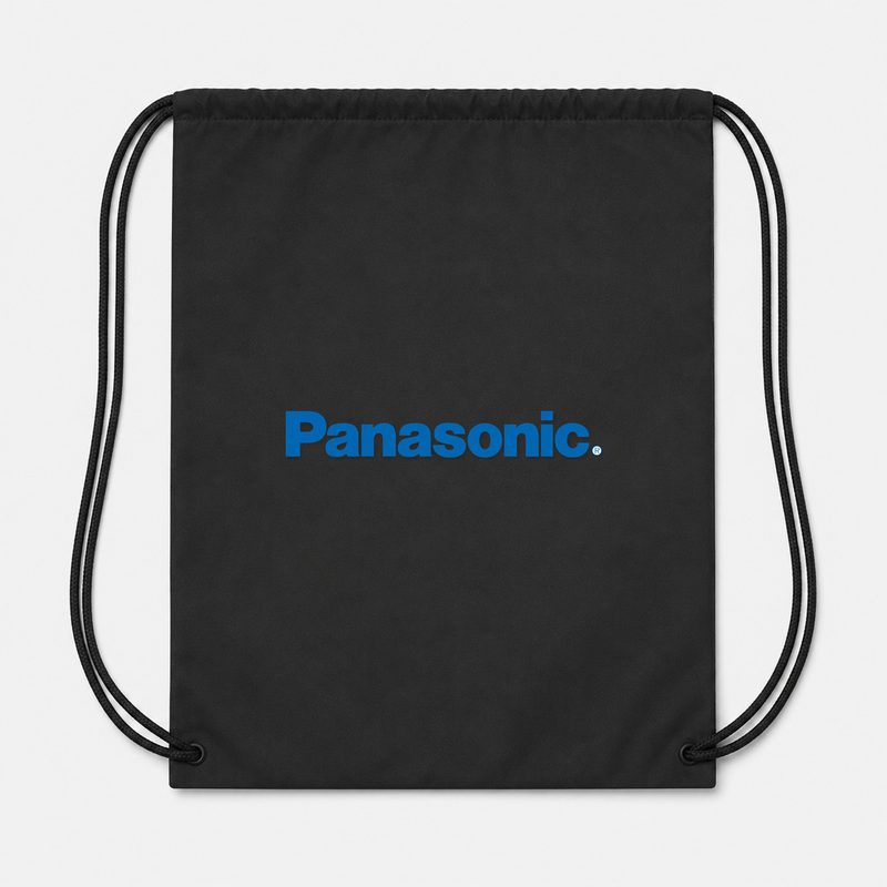 Panasonic Drawstring Bag - Black
