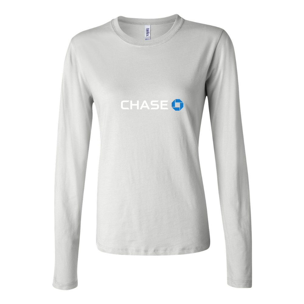 Women's Chase White Long Sleeve T-Shirt - White