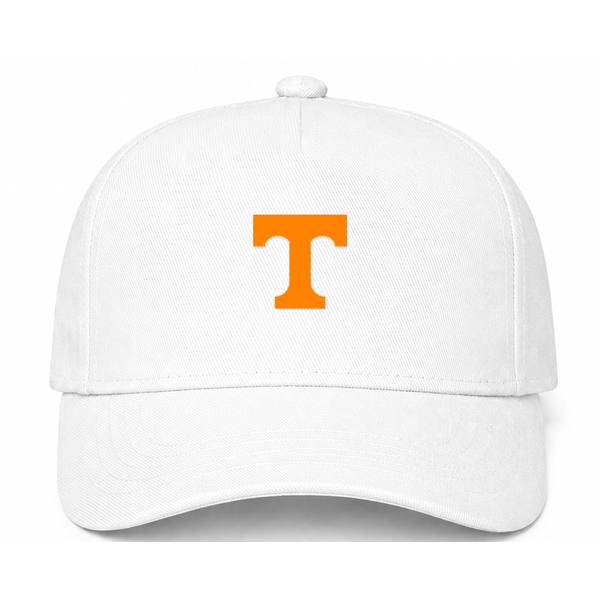 Tennessee Volunteers Logo White Dad Baseball Cap Hat