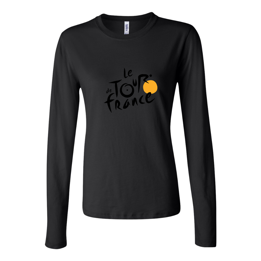 Women's Tour de France Long Sleeve T-Shirt - Black